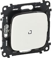 Переключатель с подсветкой без рамки Legrand Valena Allure 1-кл. проходной белый картинка